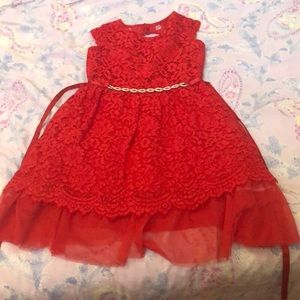 Rare editions red dress